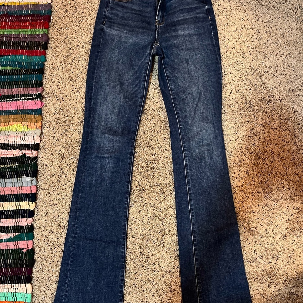 American Eagle Outfitters Dark Blue Flare Jeans